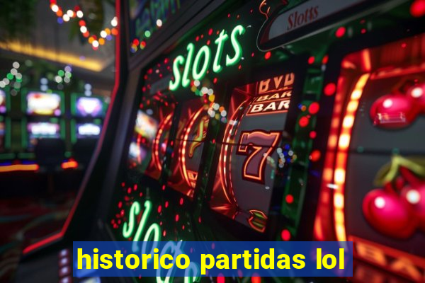 historico partidas lol